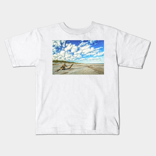 Amelia Island Dunes Kids T-Shirt by Gestalt Imagery